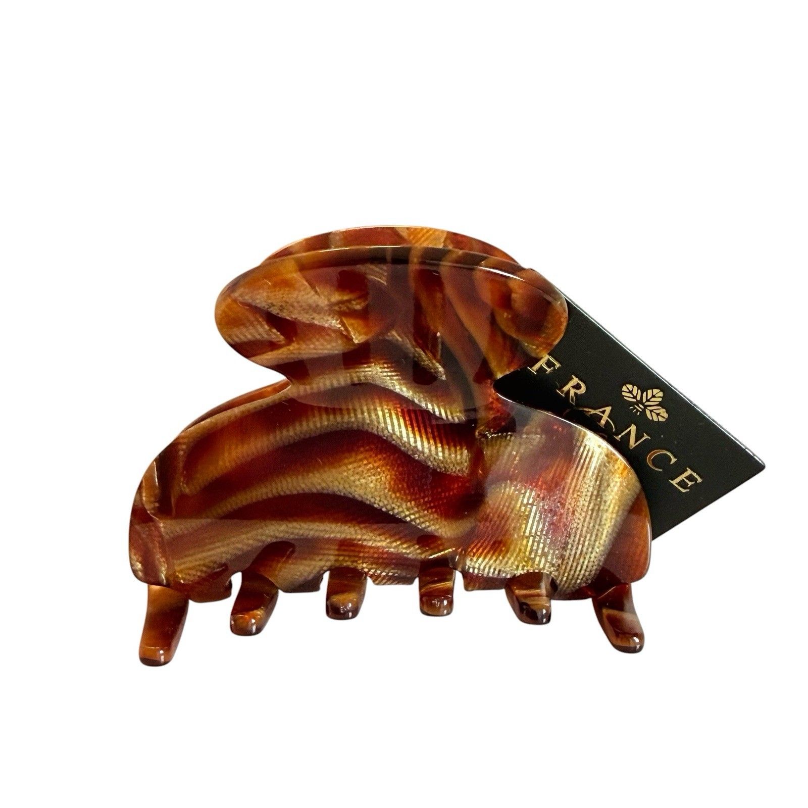 France Luxe Small Couture Jaw Claw Hair Clip Classic In Africa W/ Dust Bag Nwt — image 2 of 6